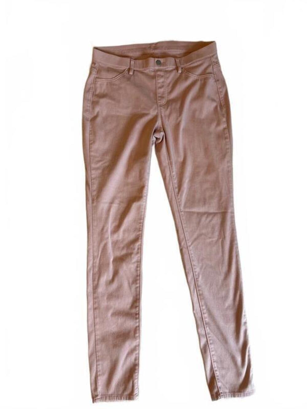 Uniqlo Women's Rose Pink Skinny Jeggings, Size Medium, Very Good Condition